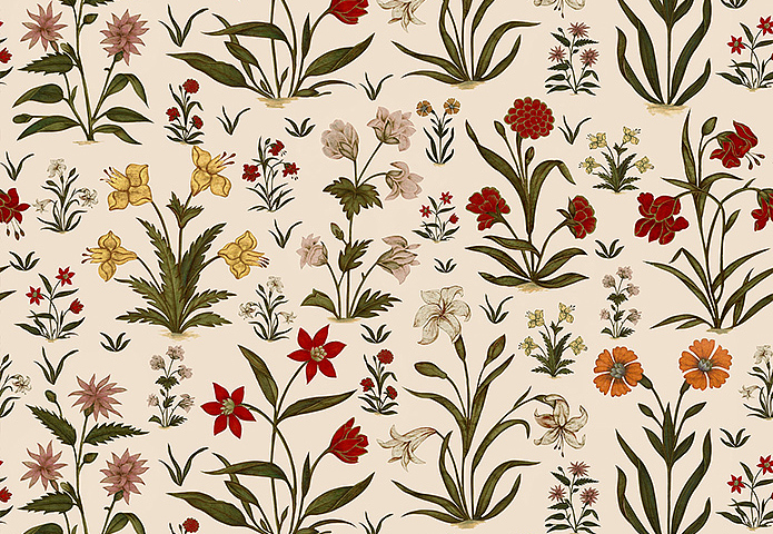 Панно и фотообои Iksel Repeat Design Wallpapers Mogul Flowers RW315/cs01/Original