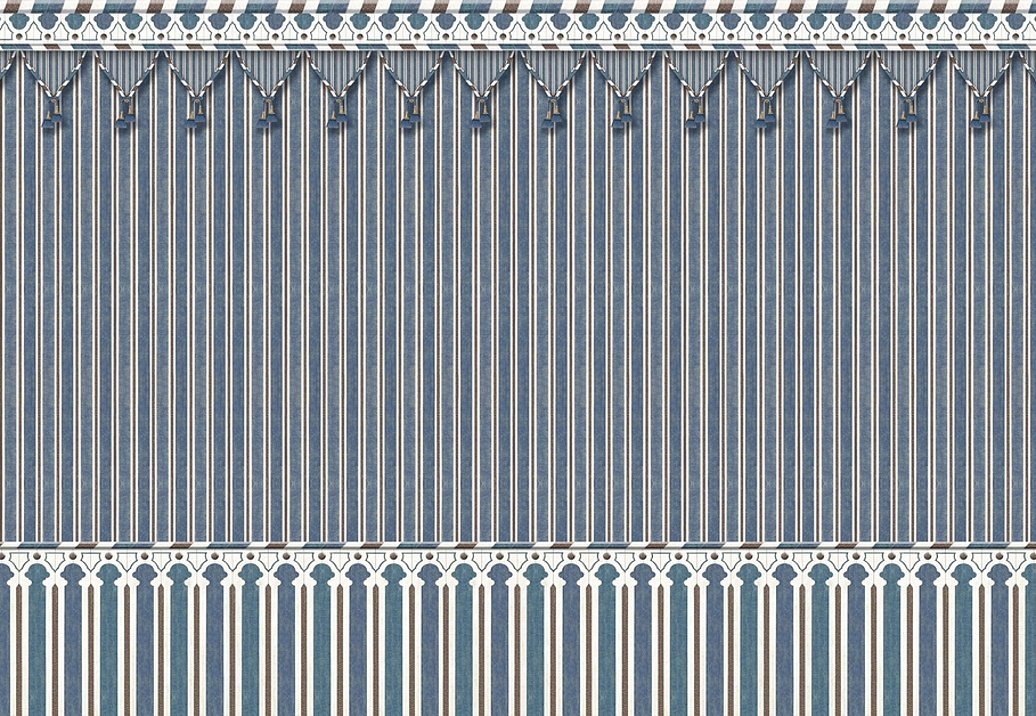 Панно и фотообои Iksel Standart Scenic Decors Kubilai's Tent SC112/cs43/Blue