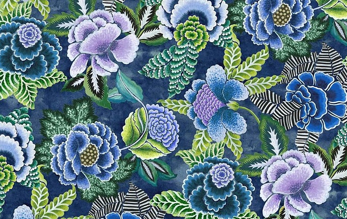 Английская ткань Designers Guild, коллекция Fleurs d'artistes, артикул FDG3111/01