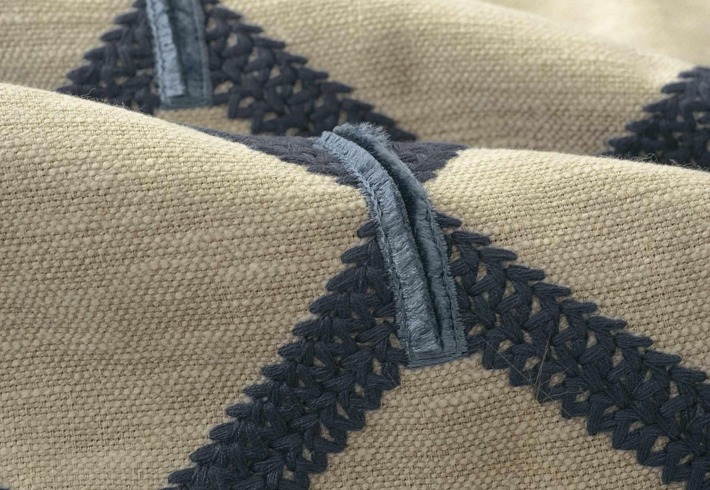 Ткань Fabricut Natural Layers Multipurpose Horizon Sinabung/Navy