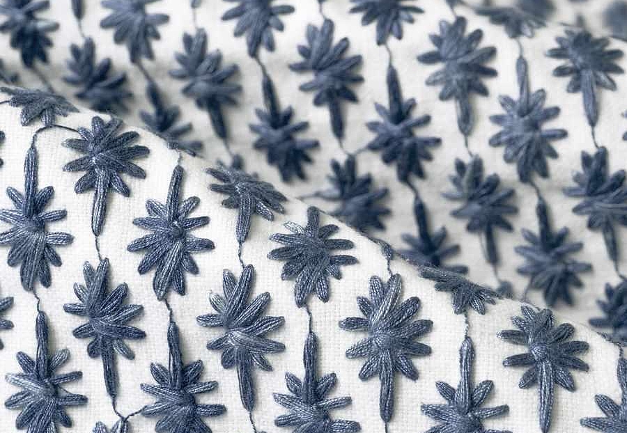 Ткань Fabricut Natural Layers Multipurpose Horizon Galeras/Indigo