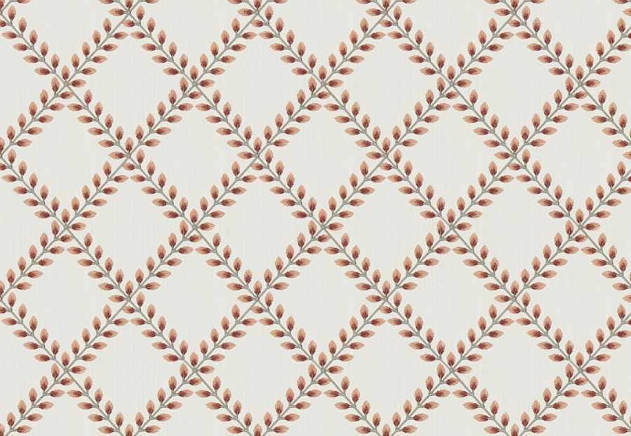 Ткань Fabricut Natural Layers Multipurpose Cedar Sage Akutan/Coral