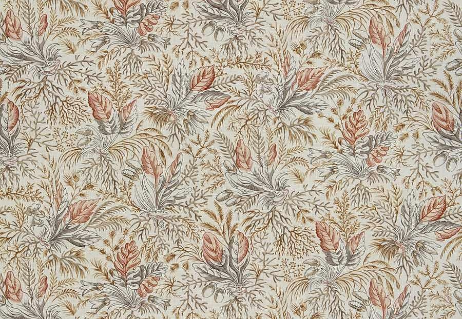 Ткань Fabricut French General Vignettes Jardin Gardinier/Coral