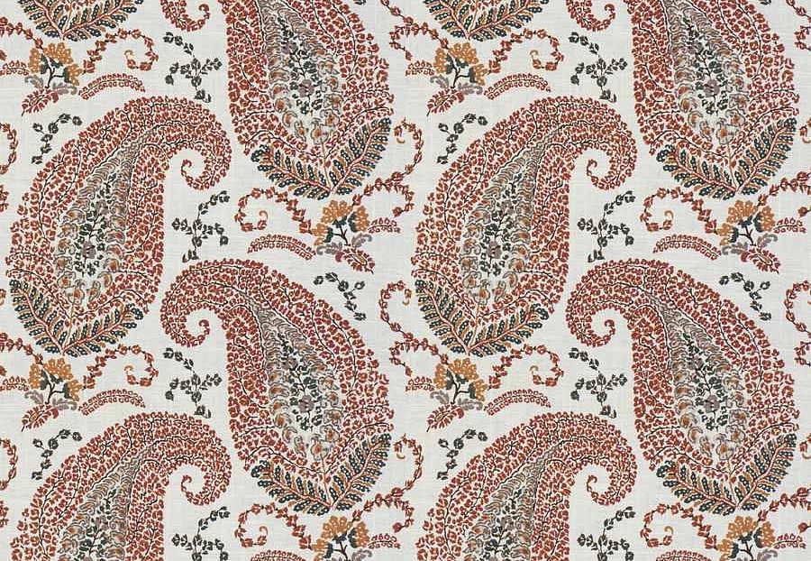 Ткань Fabricut French General Vignettes Jardin Santerre/Rouge