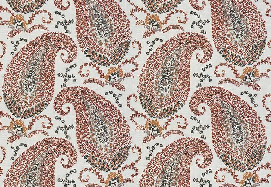 Ткань Fabricut French General Vignettes Jardin Santerre/Rouge