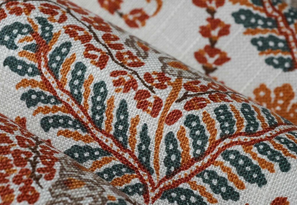 Ткань Fabricut French General Vignettes Jardin Santerre/Rouge