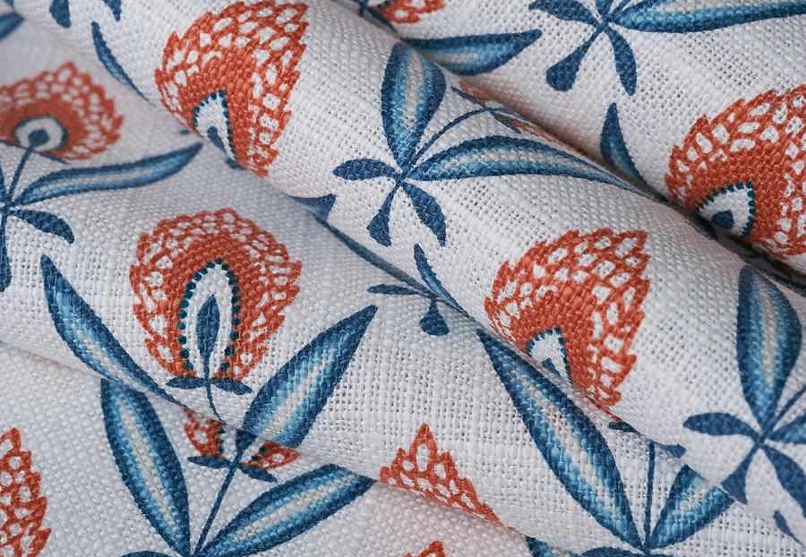 Ткань Fabricut French General Vignettes Indigo Darcy/Jardin