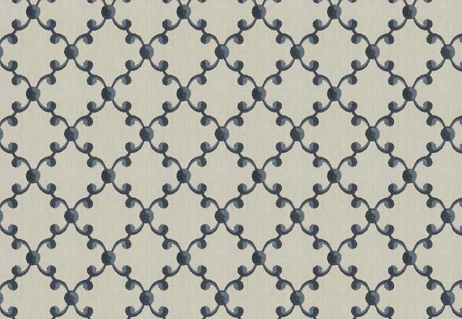 Ткань Fabricut French General Vignettes Indigo Morisette/Indigo