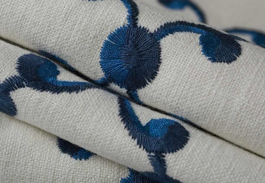 Ткань Fabricut French General Vignettes Indigo Morisette/Bleu