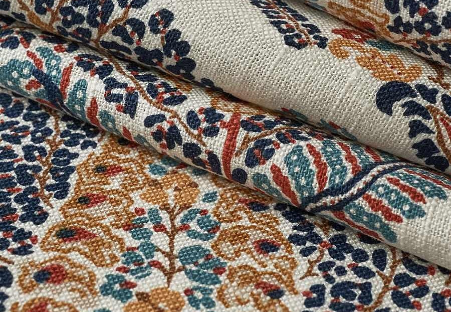 Ткань Fabricut French General Vignettes Indigo Santerre/Indigo