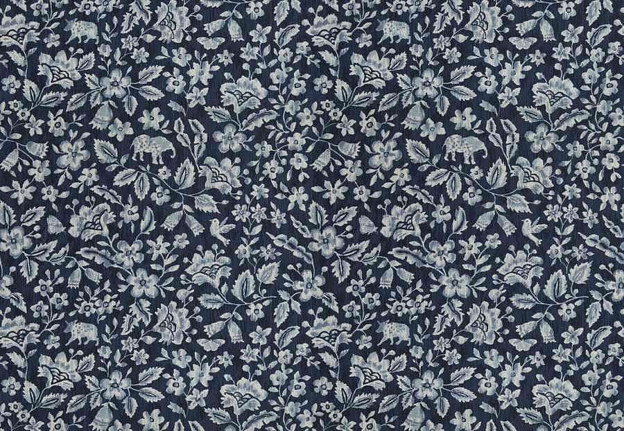 Ткань Fabricut French General Vignettes Indigo Indra/Indigo