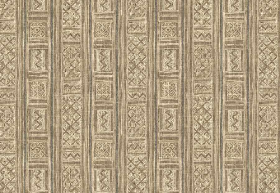 Ткань Fabricut Lemieux Material Archive Heirloom Neutrals Bagnolet/Leather