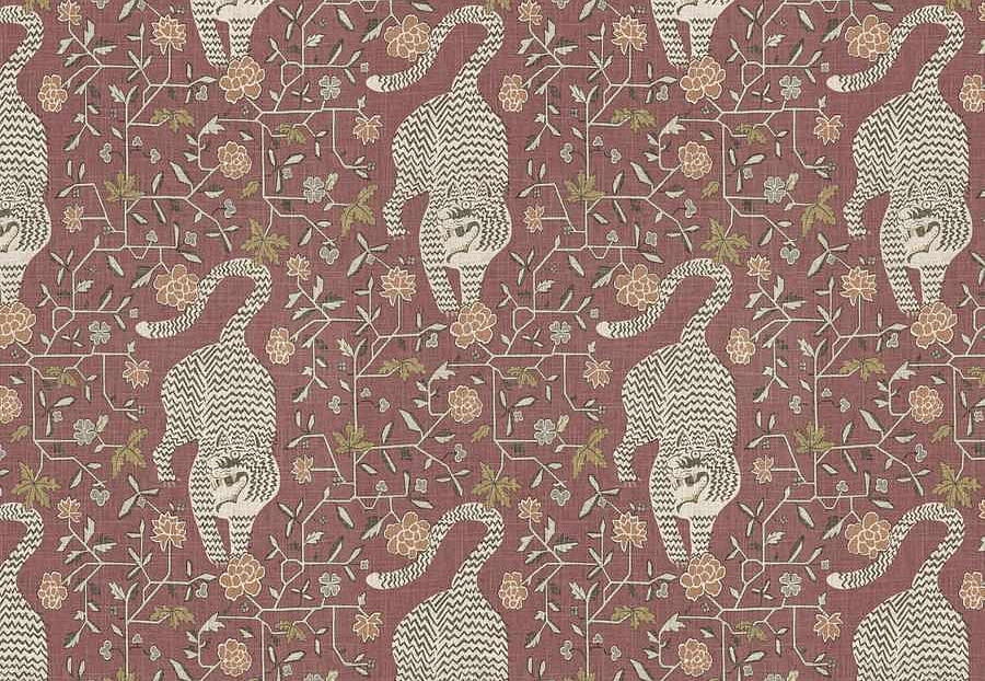 Ткань Fabricut Lemieux Material Archive Heirloom Neutrals Troyes/RoseMadder