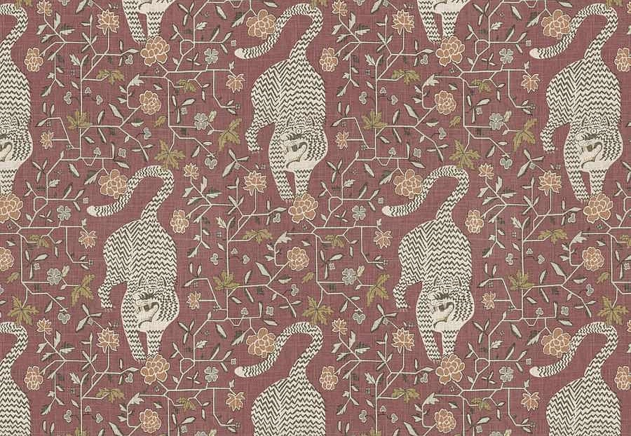 Ткань Fabricut Lemieux Material Archive Heirloom Neutrals Troyes/RoseMadder