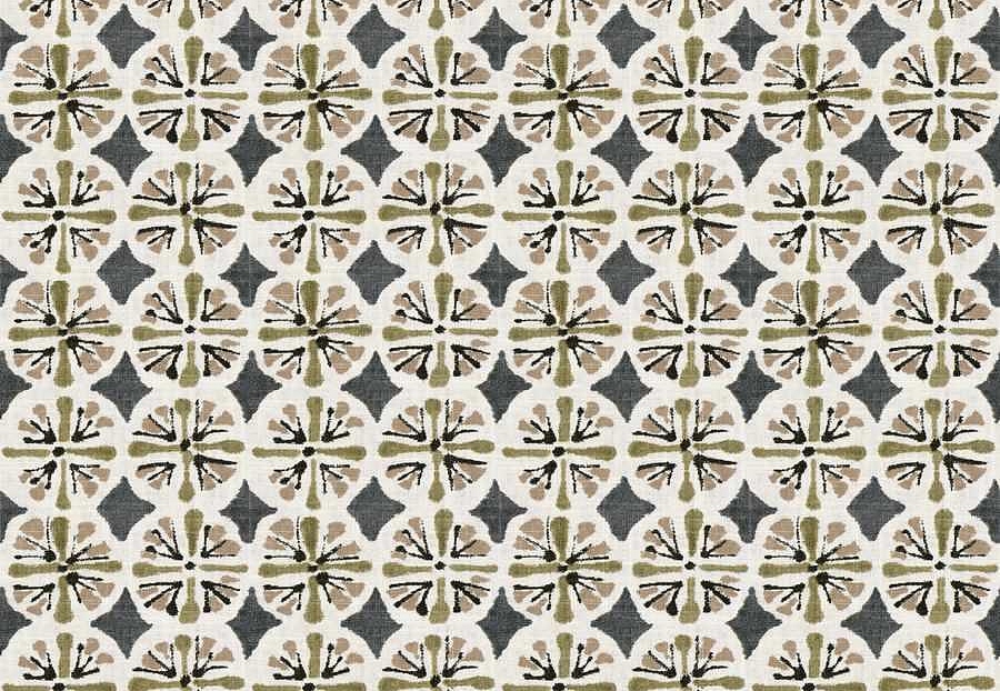 Ткань Fabricut Lemieux Material Archive Heirloom Neutrals Montauban/Carbon