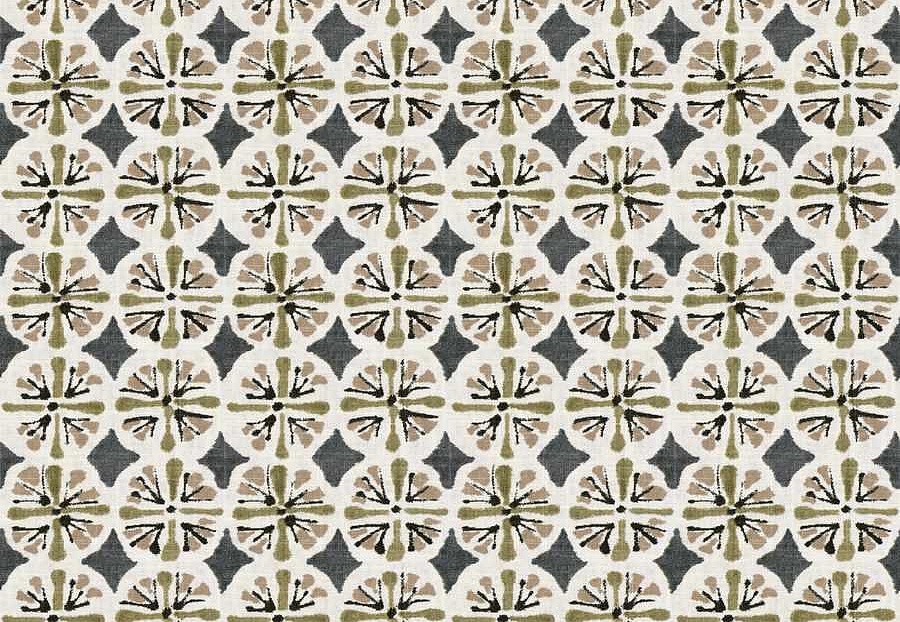 Ткань Fabricut Lemieux Material Archive Heirloom Neutrals Montauban/Carbon