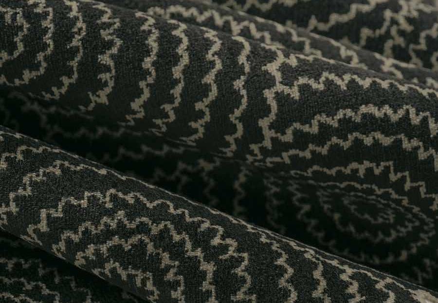 Ткань Fabricut Lemieux Material Archive Atelier Ink Cholet/Carbon