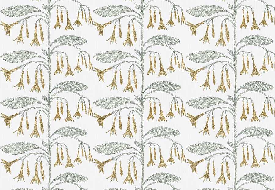 Ткань Fabricut Lemieux Material Archive Atelier Ink Herblay/Ochre