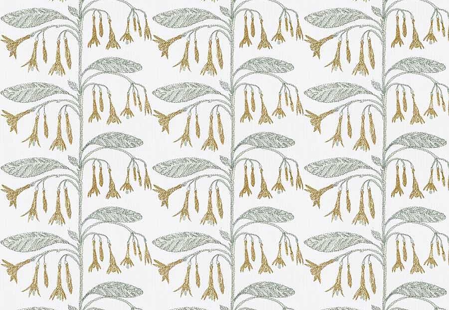 Ткань Fabricut Lemieux Material Archive Atelier Ink Herblay/Ochre