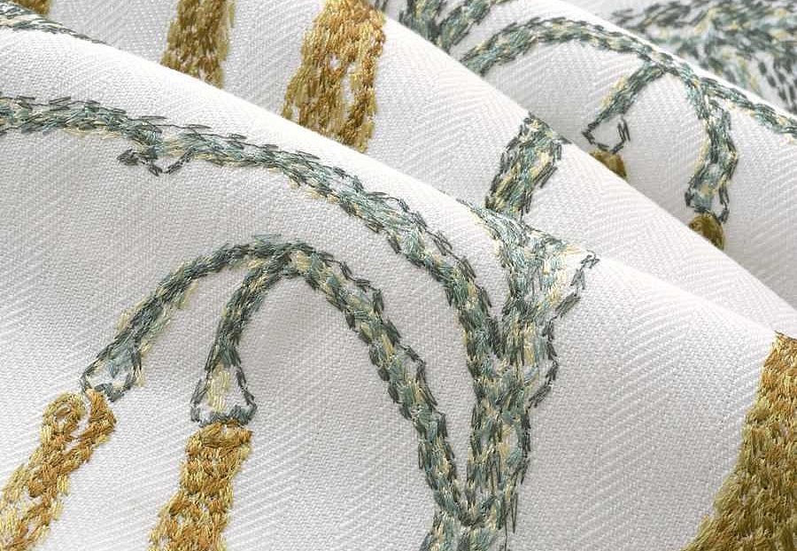 Ткань Fabricut Lemieux Material Archive Atelier Ink Herblay/Ochre