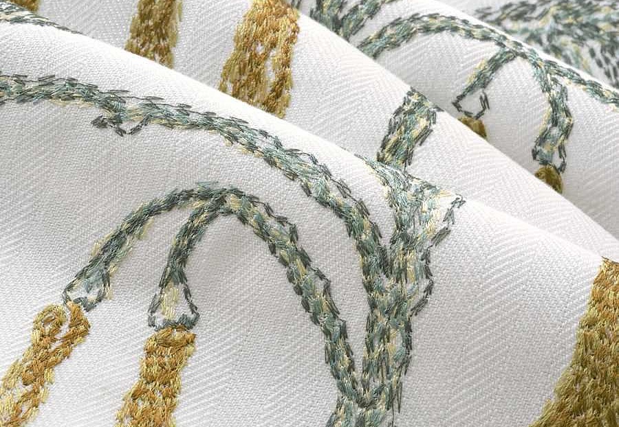 Ткань Fabricut Lemieux Material Archive Atelier Ink Herblay/Ochre