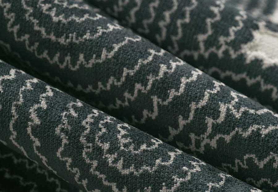 Ткань Fabricut Lemieux Material Archive Atelier Ink Cholet/Indigo