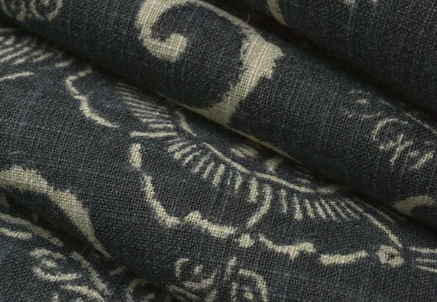 Ткань Fabricut Lemieux Material Archive Atelier Ink Chaumont/Indigo