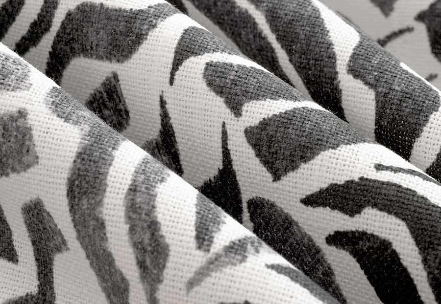 Ткань Fabricut Lemieux Material Archive Atelier Ink Puteaux/Carbon