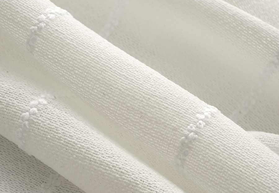 Ткань Fabricut Wide Natural Sheers Textural Breeze Pearl Espaco/White