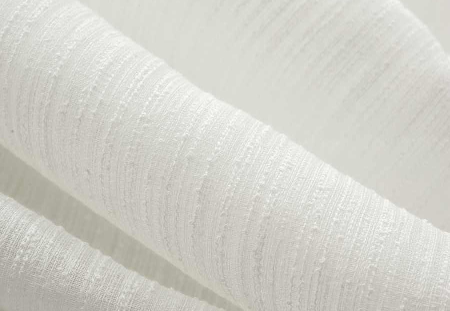 Ткань Fabricut Wide Natural Sheers Textural Breeze Pearl Khamseen/Cotton