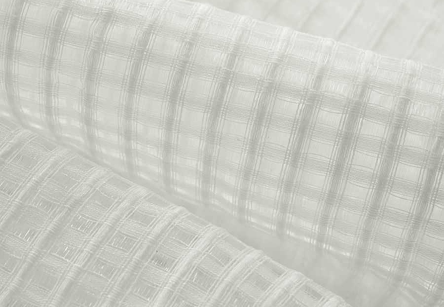 Ткань Fabricut Wide Natural Sheers Textural Breeze Pearl Burza/Cotton