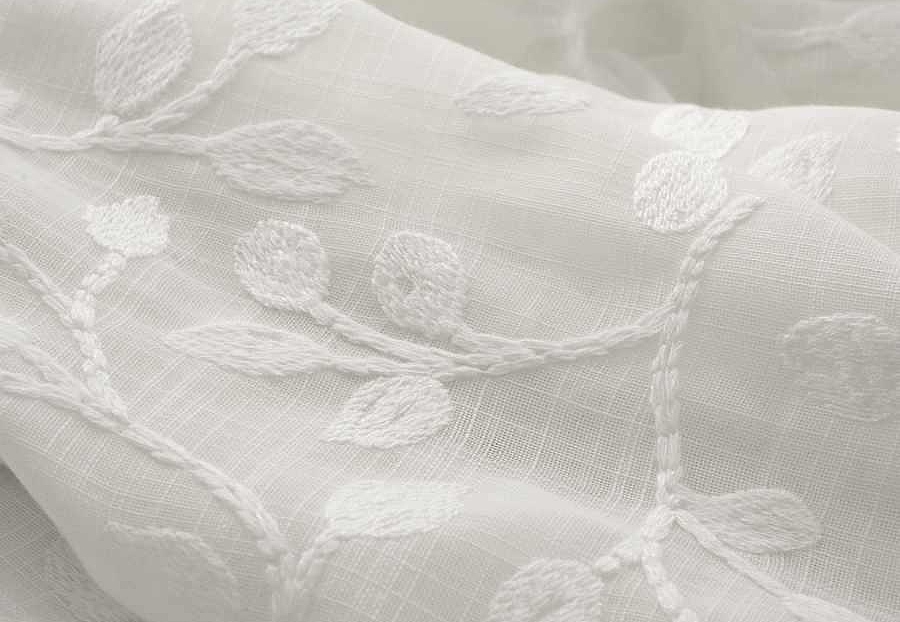 Ткань Fabricut Wide Natural Sheers Textural Breeze Pearl Maelstrom/White
