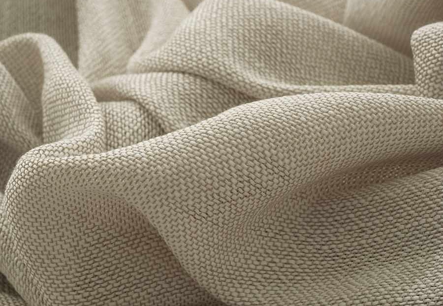 Ткань Fabricut Wide Natural Sheers Textural Breeze Pearl Borasco/Linen