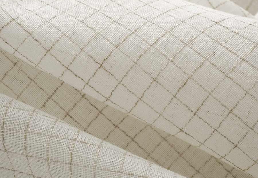 Ткань Fabricut Wide Natural Sheers Textural Breeze Pearl Bluster/Birch