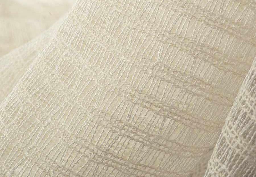 Ткань Fabricut Wide Natural Sheers Textural Breeze Pearl Kaver/White