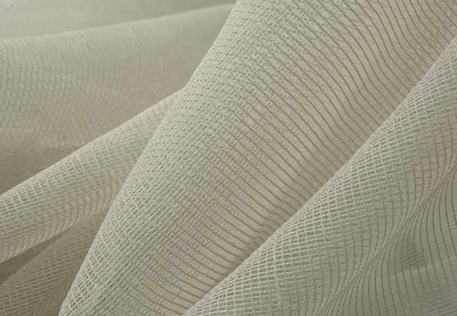 Ткань Fabricut Wide Natural Sheers Textural Breeze Pearl Etesian/Ecru