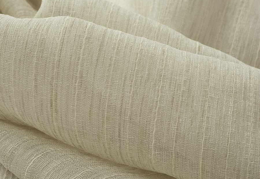 Ткань Fabricut Wide Natural Sheers Textural Breeze Pearl Zonda/Ecru