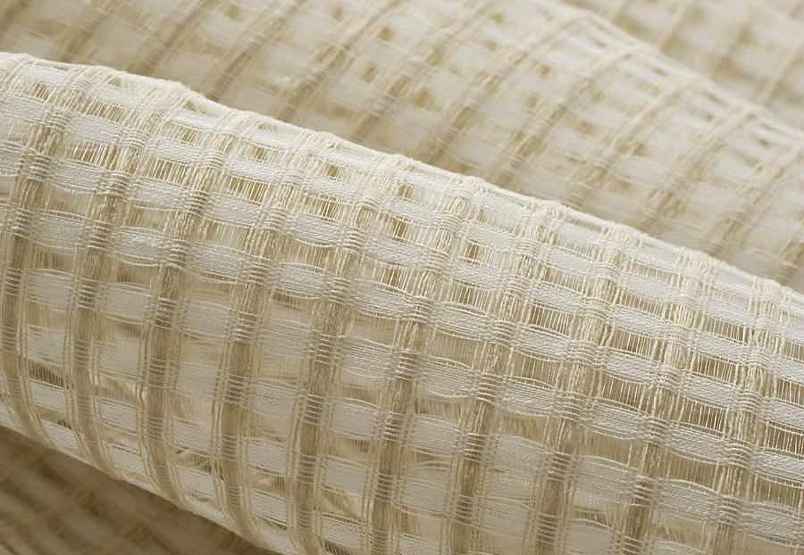 Ткань Fabricut Wide Natural Sheers Textural Breeze Pearl Burza/Flax