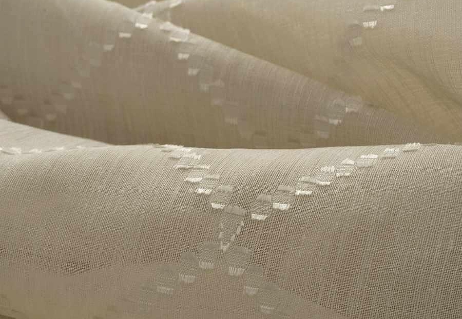 Ткань Fabricut Wide Natural Sheers Textural Breeze Pearl Gregale/Tussah