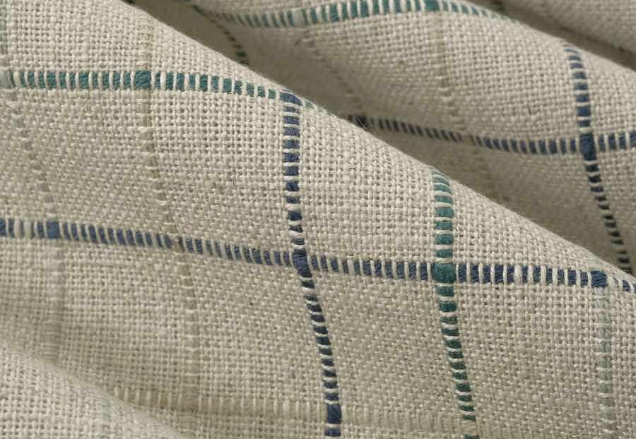 Ткань Fabricut Checks&Stripes Avalon Lane BishopCheck/Rain