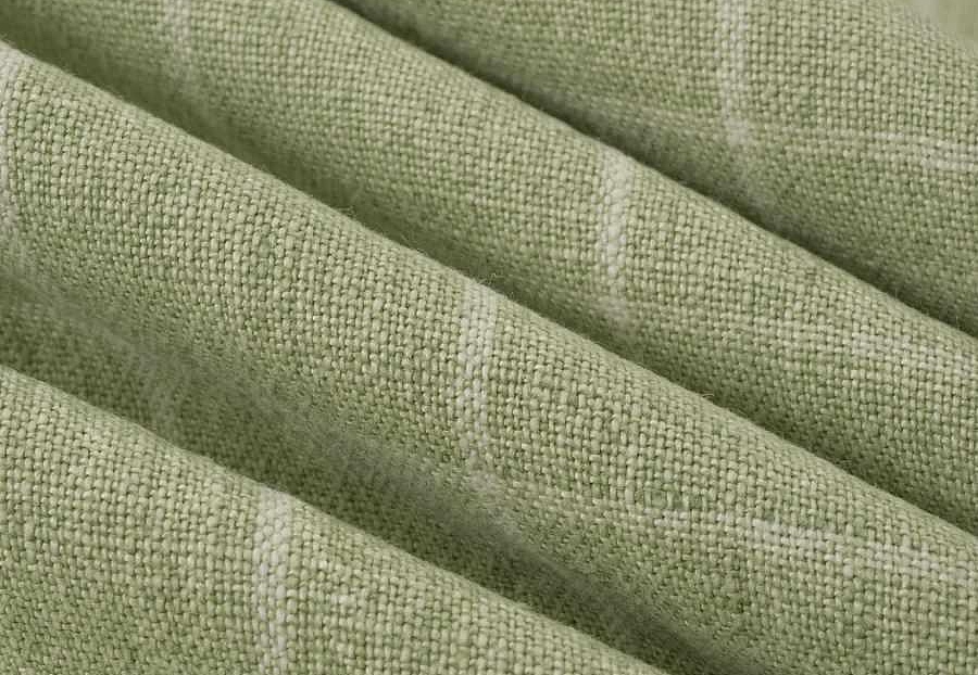 Ткань Fabricut Checks&Stripes Avalon Lane SweetGrass/Cactus