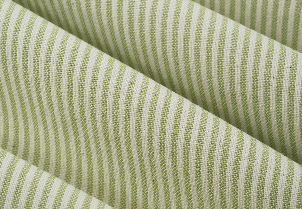Ткань Fabricut Checks&Stripes Avalon Lane Lincoln/Grass