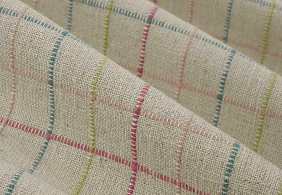 Ткань Fabricut Checks&Stripes Avalon Lane BishopCheck/Garden