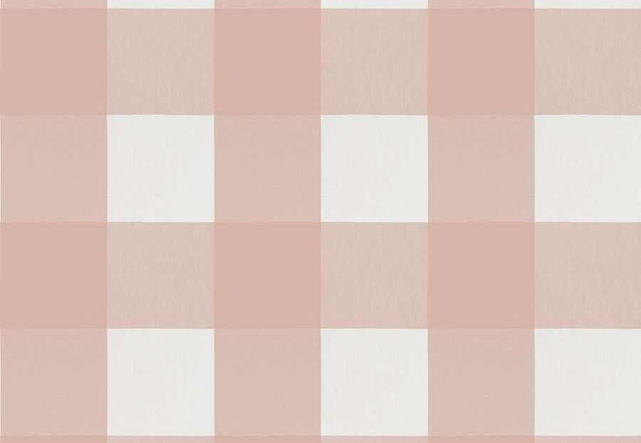 Ткань Fabricut Checks&Stripes Avalon Lane MotherNature/PowderPink