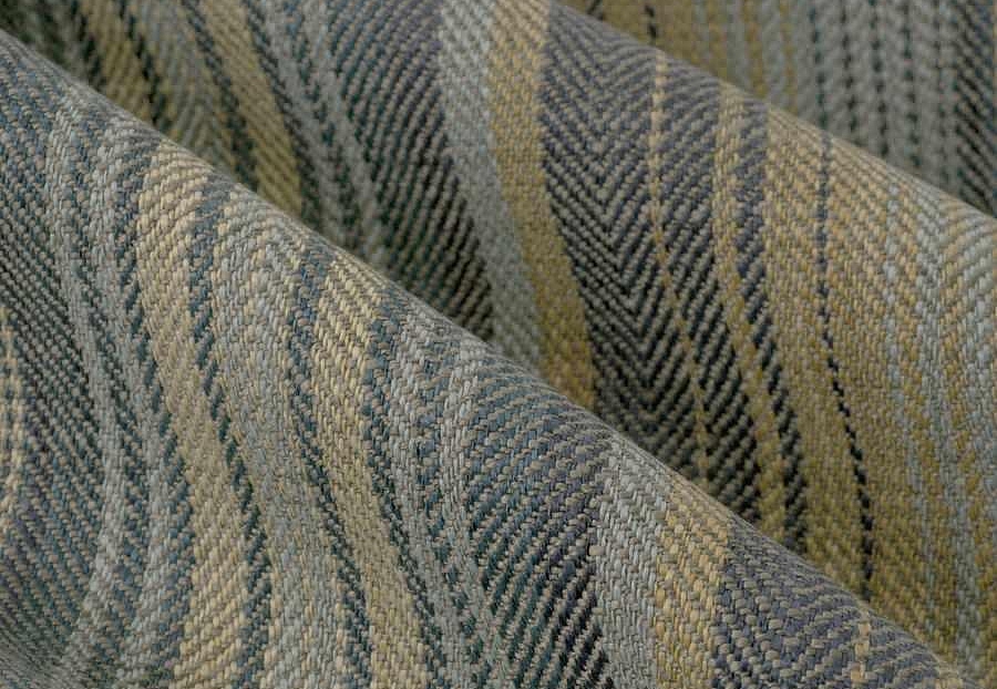 Ткань Fabricut Checks&Stripes Avalon Lane Wildfire/Denim
