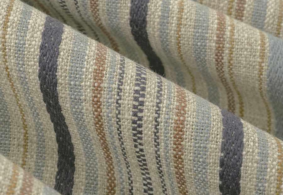 Ткань Fabricut Checks&Stripes Avalon Lane Avalanche/Atlantis