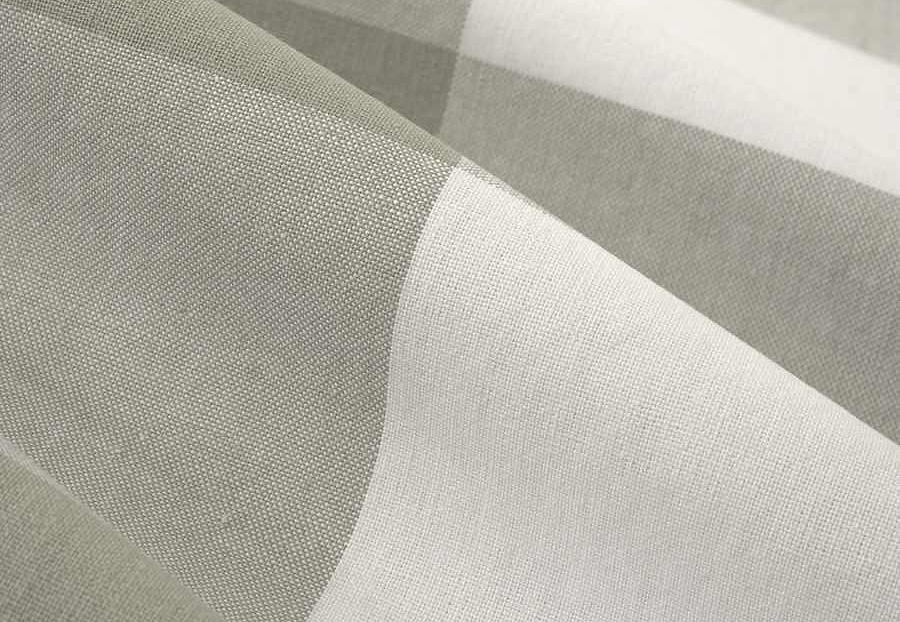 Ткань Fabricut Checks&Stripes Avalon Lane MotherNature/Asphalt