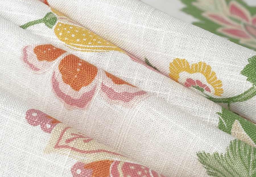 Ткань Trend Echo Citrus/Coral 05135/Coral