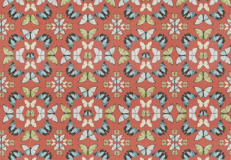 Ткань Trend Echo Citrus/Coral 05144/Coral