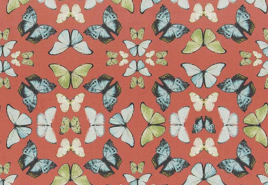 Ткань Trend Echo Citrus/Coral 05144/Coral